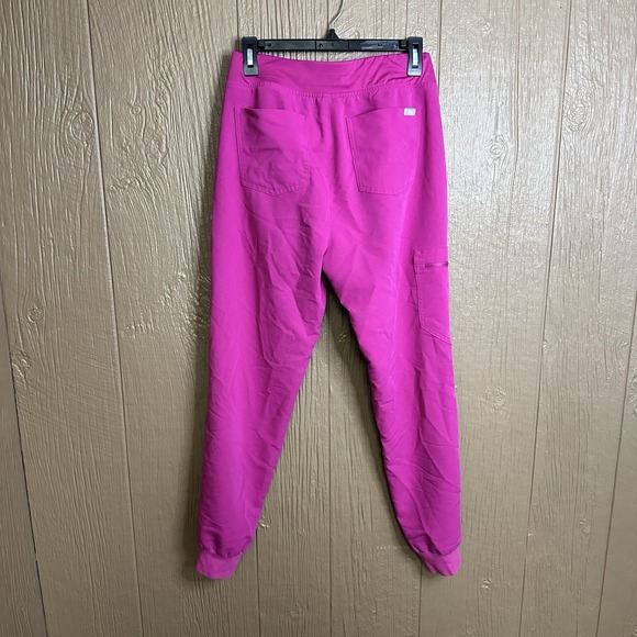 Figs Pink Joggers with Blue Drawstring - Picture 7 of 7